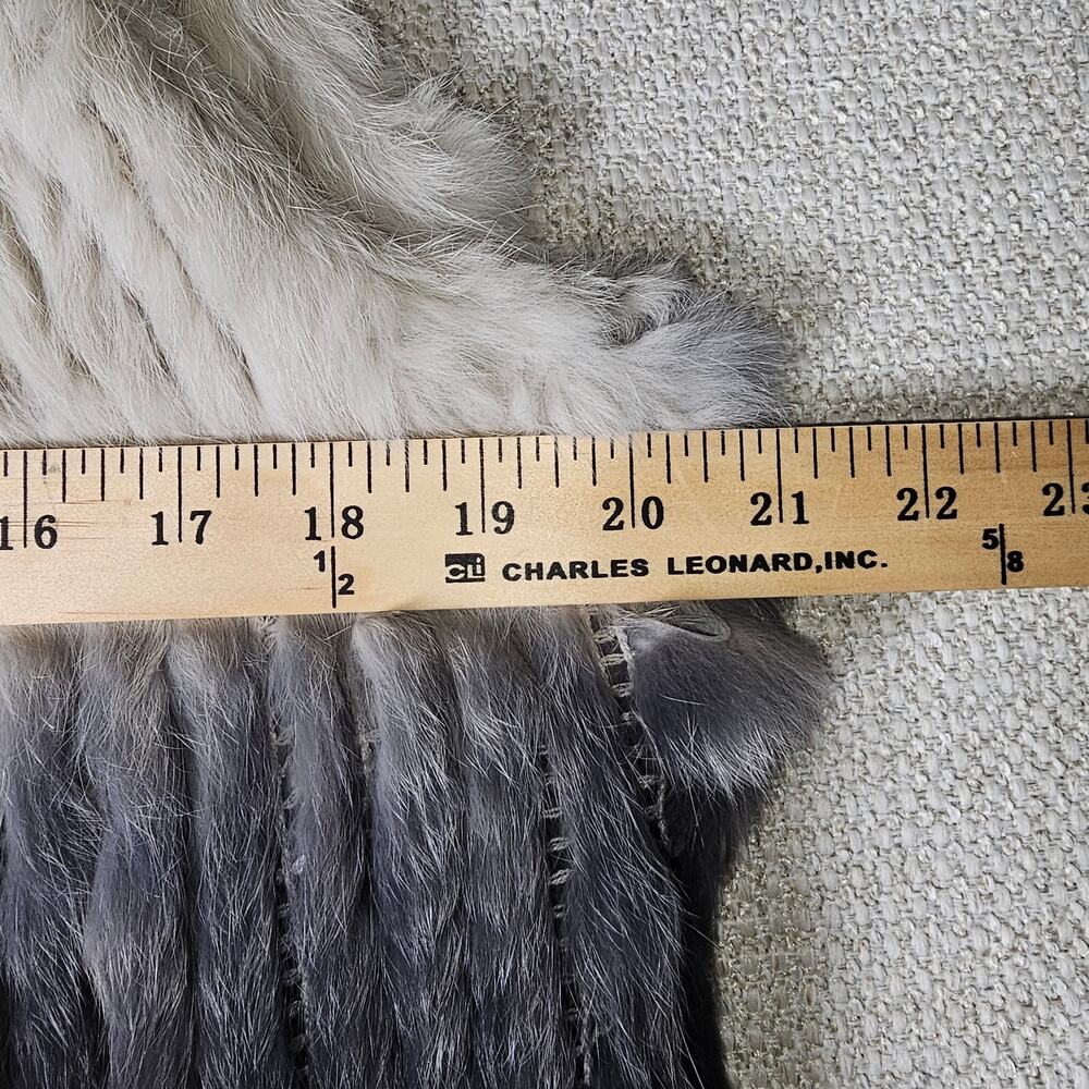 Dolce Cabo Authentic Rabbit Fur And Racoon Fur Ri… - image 6